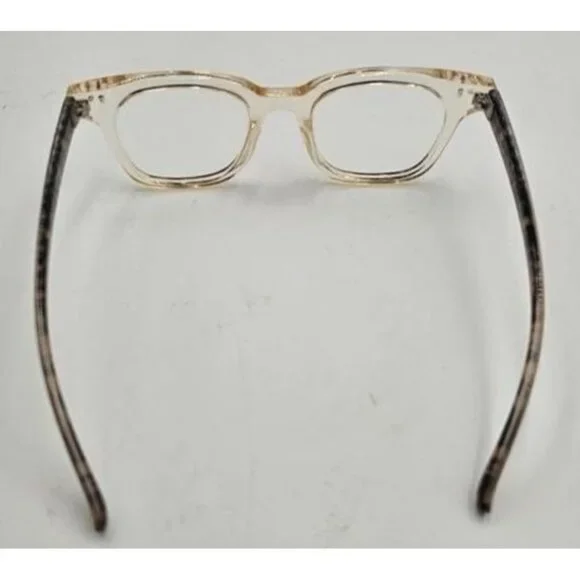 Rachel Zoe RZ Marnika Blue Light Blocker Fashion Glasses Womens Beige Animal Pri - Picture 10 of 12